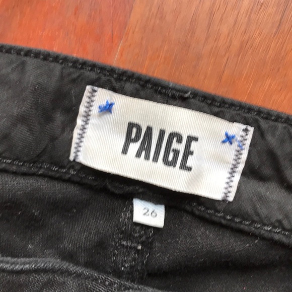 PAIGE Skyline Skinny in Black, 26 - Picture 3 of 5